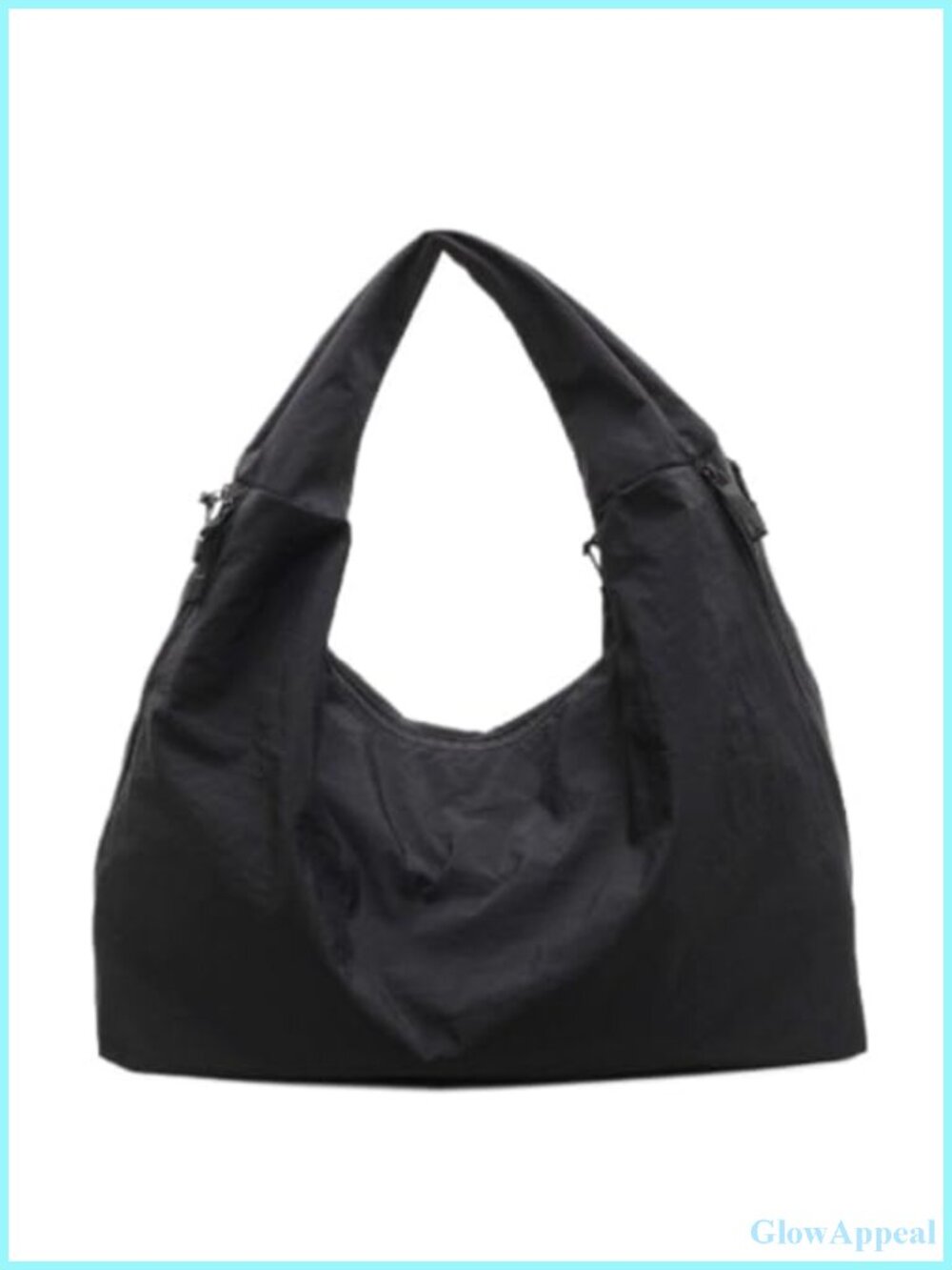 Slouchy Canvas Tote Bag Y2K Casual Cute Shoulder Purse Women's Handbag